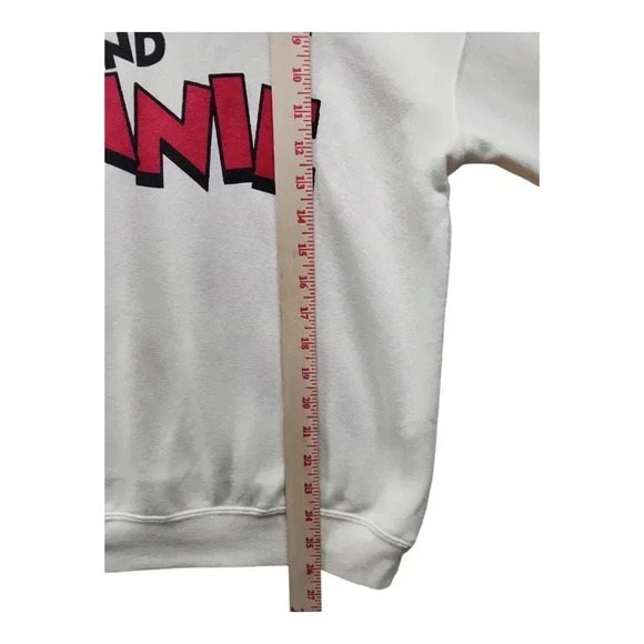 Disney Mickey‎ Minnie Mouse Sweater L 11-13 Sweatshirt Crew Neck Oversized 90s - Picture 7 of 10